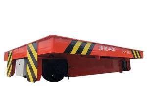 100噸低壓路軌導電電動(dòng)平板車(chē)